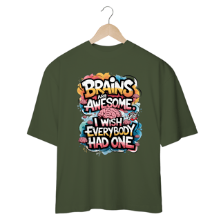 Nome do produto Cérebros São Incríveis - Camiseta Plus Size