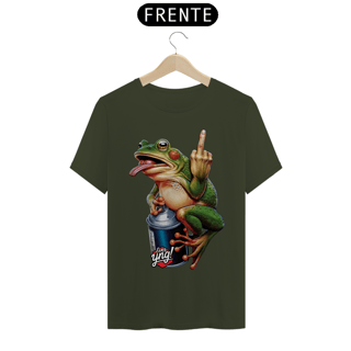 Nome do produto Sapo Rebelde - Camiseta Unissex