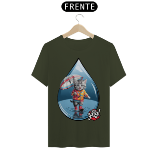 Nome do produto Gatinho na Bolha - Camiseta Unissex