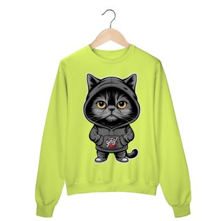 Nome do produto O Gato Enigmático - Moletom Fechado