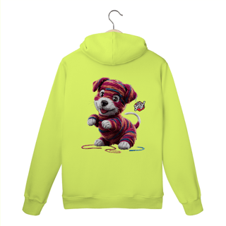 Nome do produto Cachorrinho artístico - Moletom Canguru Costas