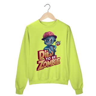 Nome do produto Zumbi descolado - Moletom Fechado