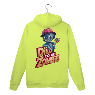 Nome do produto Zumbi descolado - Moletom Canguru Costas