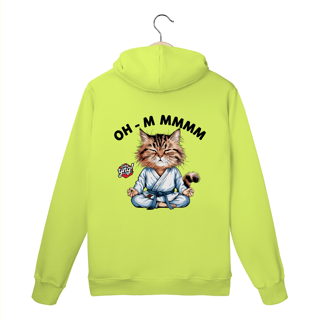 Nome do produto Meditação Felina - Moletom Canguru Costas