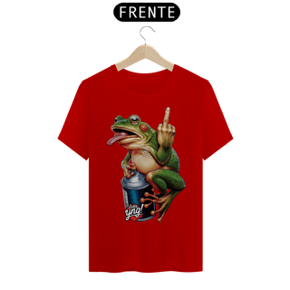 Nome do produto Sapo Rebelde - Camiseta Unissex