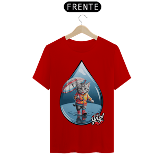Nome do produto Gatinho na Bolha - Camiseta Unissex