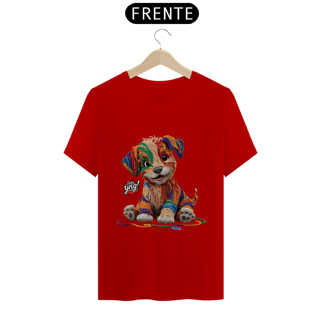 Nome do produto Cachorrinho de Fios - Camiseta Unissex