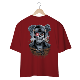 Nome do produto Crânio de Batalha - Camiseta Plus Size