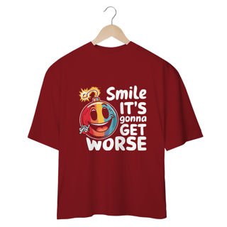 Nome do produto Sorria, Vai Piorar - Camiseta Plus Size