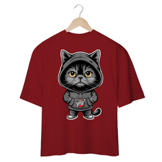 Nome do produto O Gato Enigmático - Camiseta Plus Size