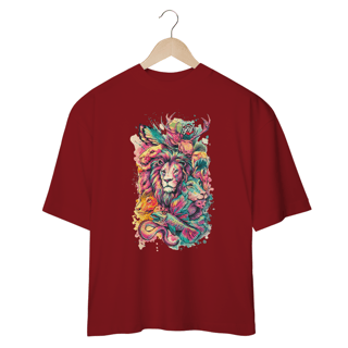 Nome do produto Animais do Abstrato - Camiseta Plus Size