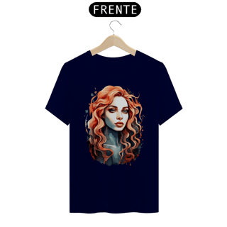 Nome do produto Melodia das Ondas – Camiseta Sereia (UNISSEX)