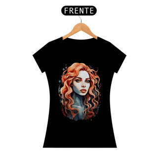 Nome do produto Melodia das Ondas – Camiseta Sereia (FEMININA)