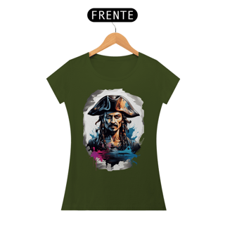 Nome do produto Pirata Implacável – Camiseta Premium (FEMININA)