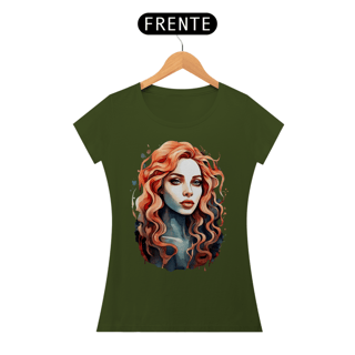 Nome do produto Melodia das Ondas – Camiseta Sereia (FEMININA)
