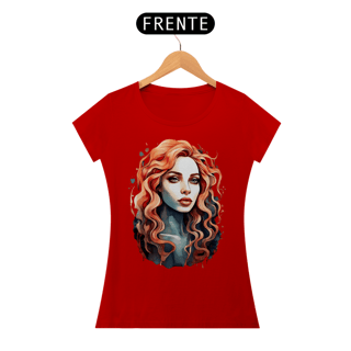 Nome do produto Melodia das Ondas – Camiseta Sereia (FEMININA)