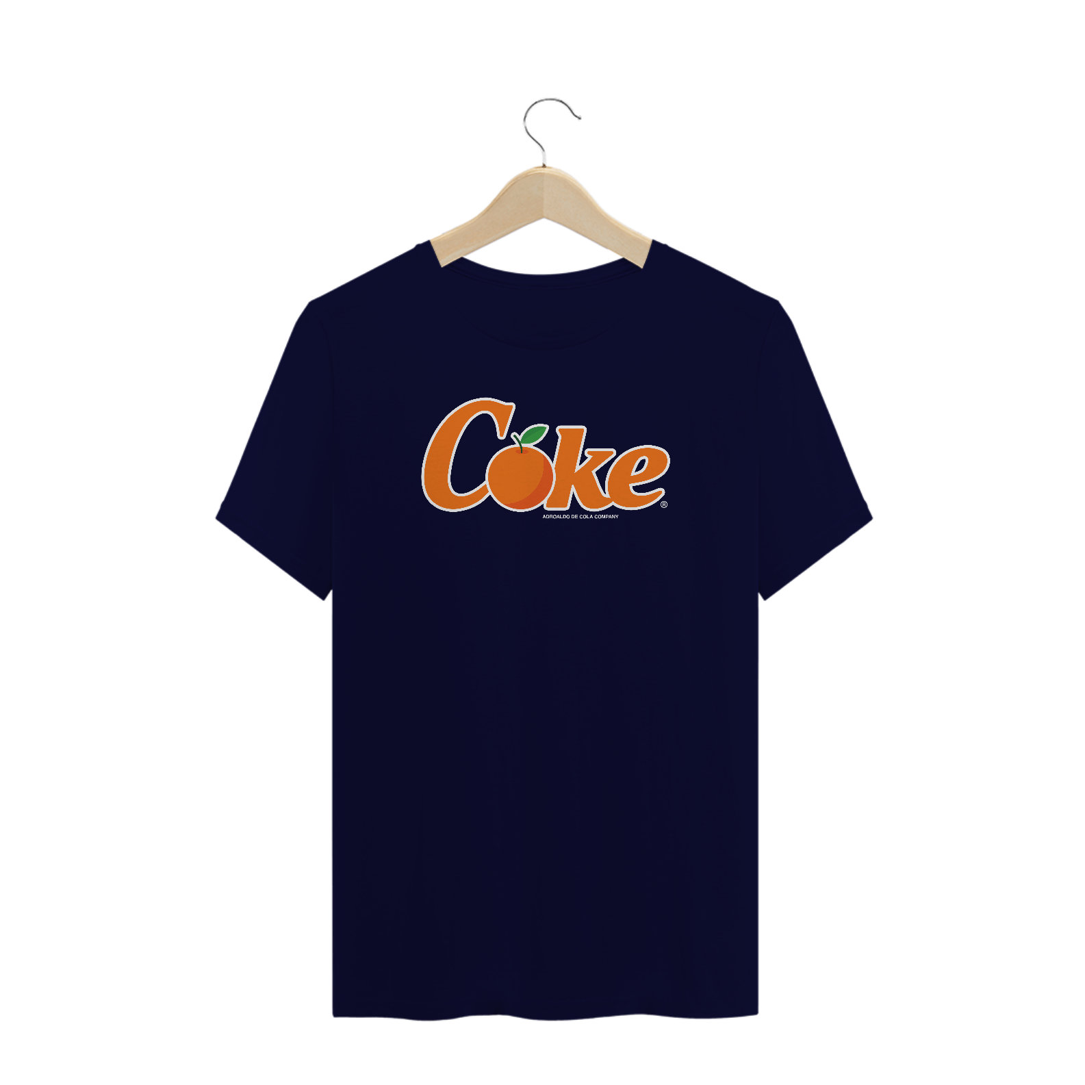 Camiseta Plus Size Coca Laranja