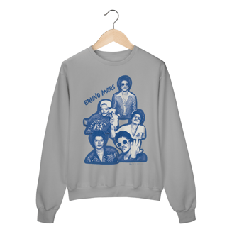 Nome do produto Moletom BRUNINHO - Azul e Branco 