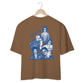 Nome do produto Camiseta Oversized BRUNINHO - Azul e Branco