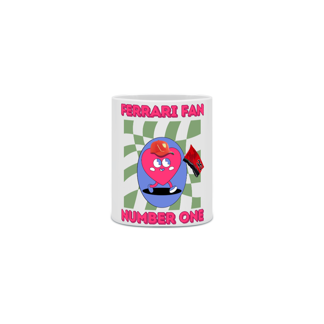 Nome do produto: Caneca Ferrari Fan