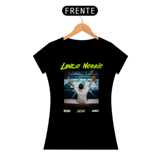 Nome do produto Camiseta Lando Miami 2024 Feminina