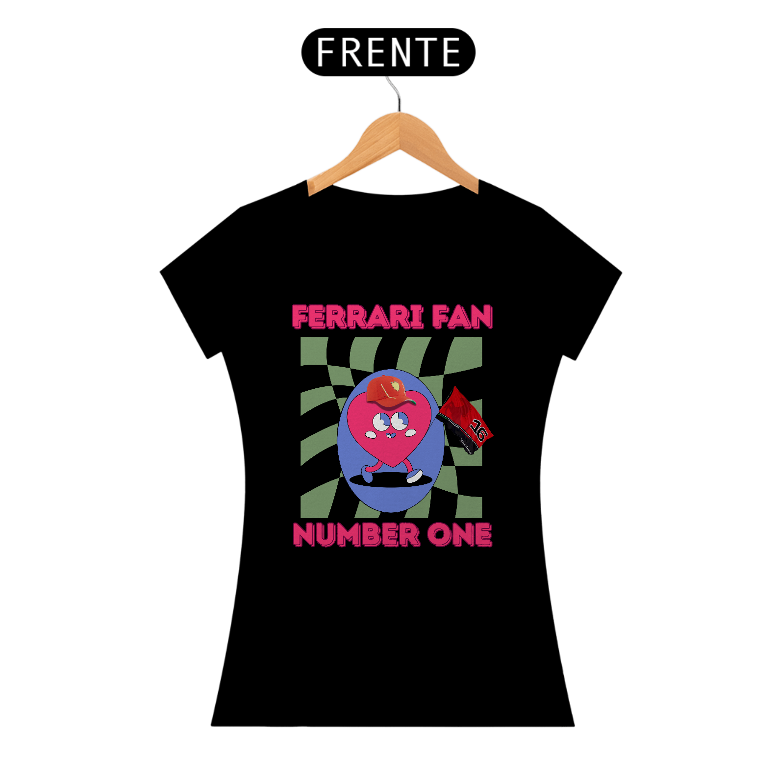 Camiseta Ferrari Fan Feminino