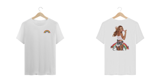 Nome do produto Tee Mariah Rainbow Plus Size