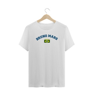 Nome do produto Tee Bruno Brasil Branca Plus Size