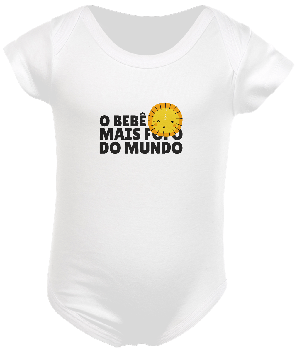 Nome do produto: Body Infantil O Bebê Mais Fofo do mundo