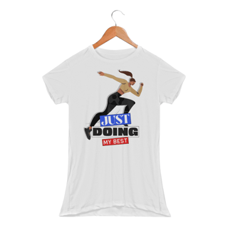 Nome do produto Camiseta Feminina Dry Fit Just Doing My Best