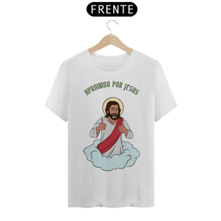 Nome do produto Camiseta Aprovado por Jesus
