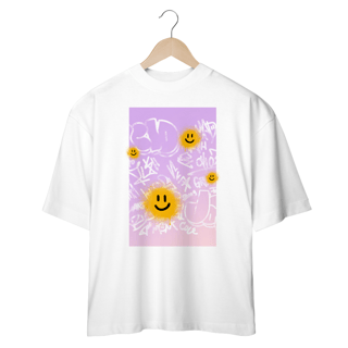 Nome do produto Camiseta Oversized Flower Emoji