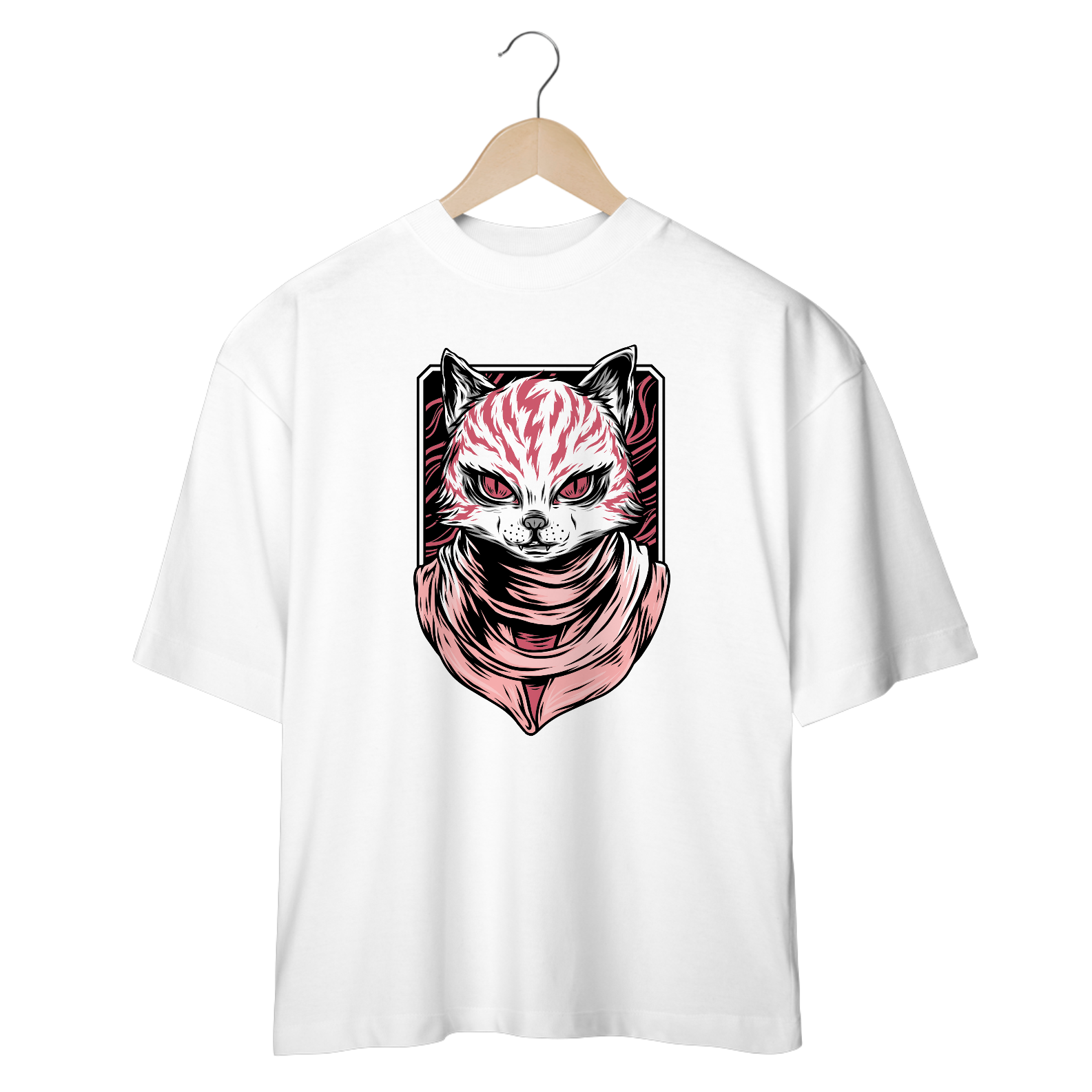 Camiseta Oversized anbu cat