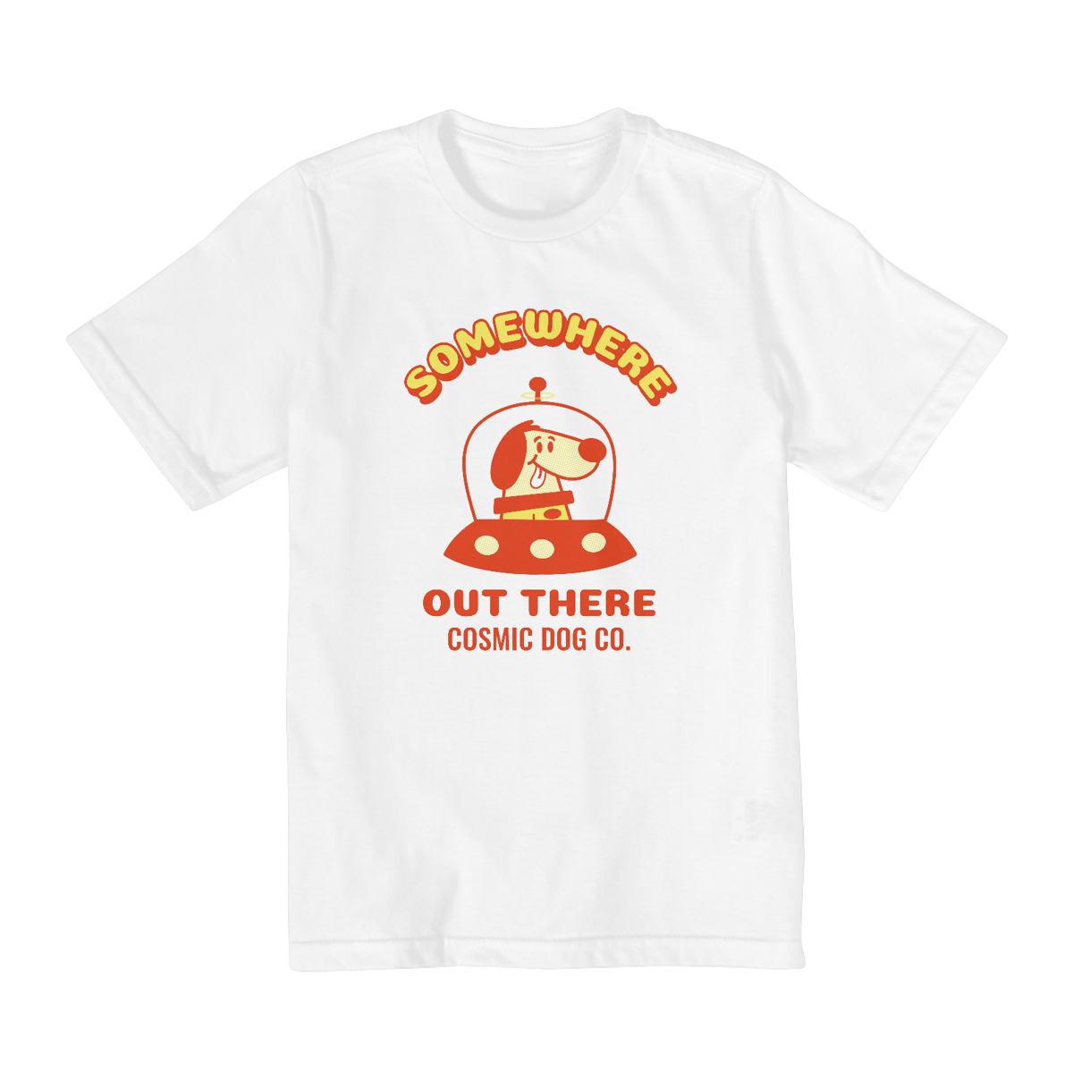 Nome do produto: Camiseta Infantil Cosmic Dog