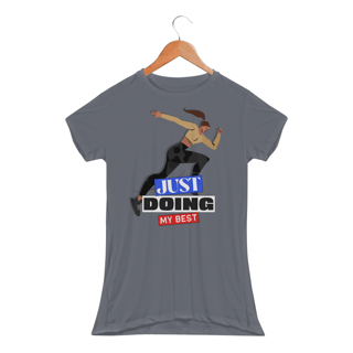 Nome do produto Camiseta Feminina Dry Fit Just Doing My Best