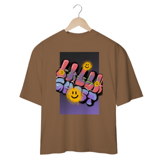 Nome do produto Camiseta Oversized Grfft Emojis