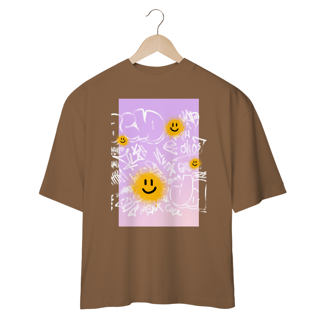 Nome do produto Camiseta Oversized Flower Emoji
