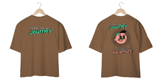 Nome do produto Camiseta Oversized Life is Journey