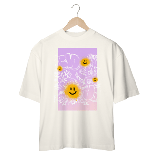 Nome do produto Camiseta Oversized Flower Emoji