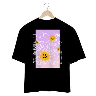Nome do produto Camiseta Oversized Flower Emoji