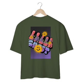 Nome do produto Camiseta Oversized Grfft Emojis