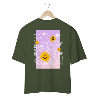 Nome do produto Camiseta Oversized Flower Emoji
