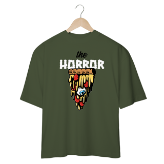 Nome do produto Camiseta Oversized The Horror Pizza