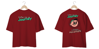 Nome do produto Camiseta Oversized Life is Journey