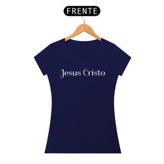 Nome do produto Camiseta Baby Long Classic Feminina Jesus Cristo
