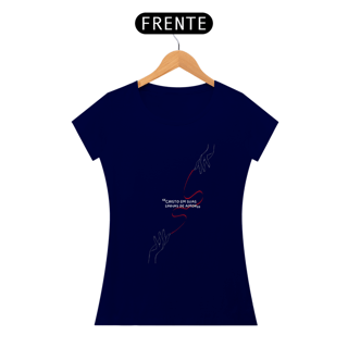Nome do produto Camiseta Baby Long Quality Cristo em Linhas