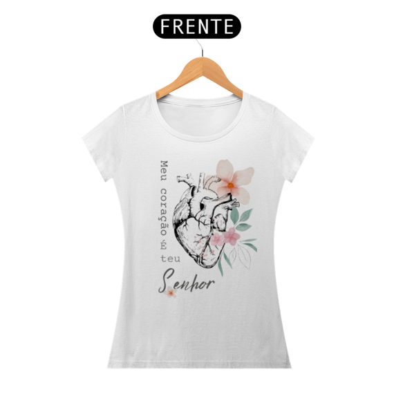 Camiseta Baby Long Classic Coração