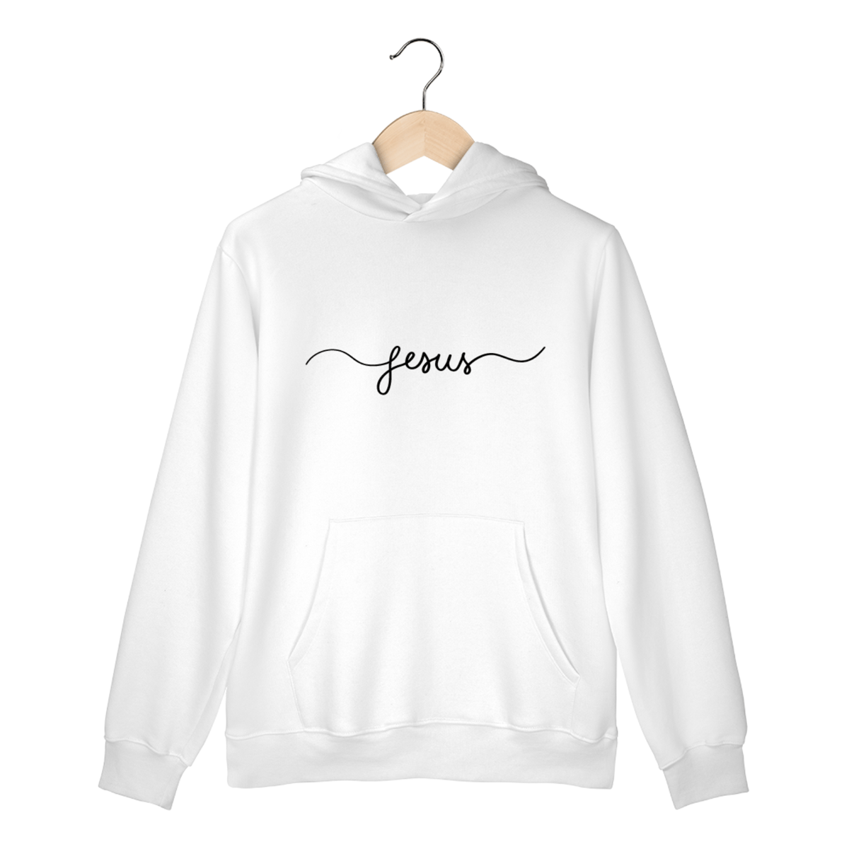 Nome do produto: Moletom Canguru Jesus