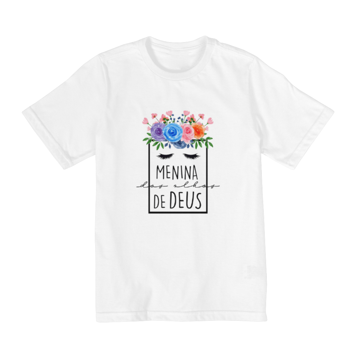 Nome do produto: Camiseta Quality Infantil (10 a 14) Menina dos Olhos