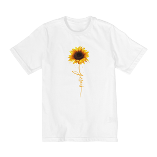 Nome do produto Camiseta Quality Infantil (02 a 08) Flor Amarela